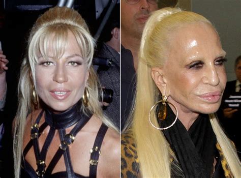 donatella versace ieri e oggi|Donatella Versace .